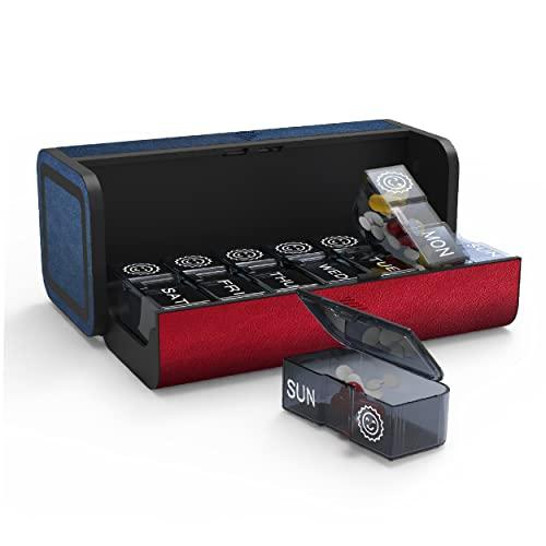 【並行輸入品】Binceen 7 日間ウィークリーピルボックスオーガナイザー 1 日 2 回、ダブル...