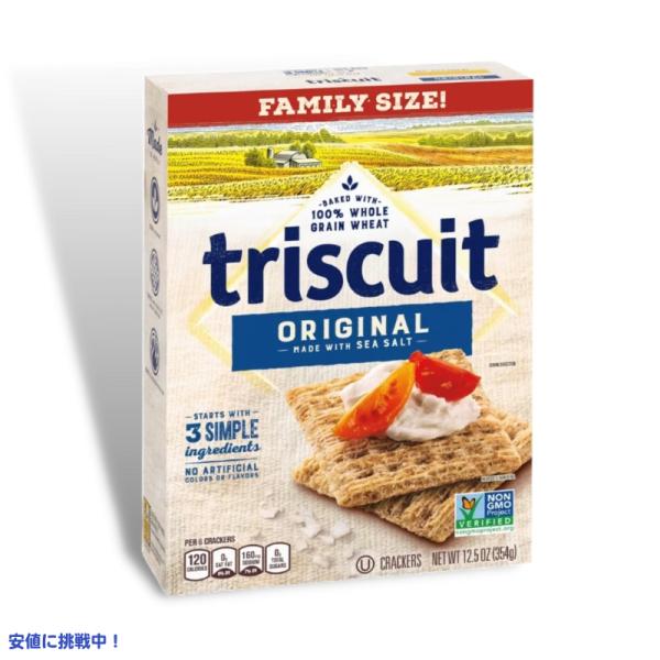【並行輸入品】トリスケット オリジナルクラッカー ファミリーサイズ 354g Triscuit Or...