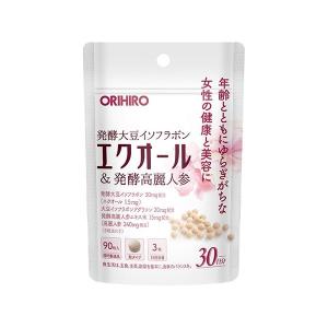 エクオール＆発酵高麗人参　90粒　オリヒロ｜drug-cera