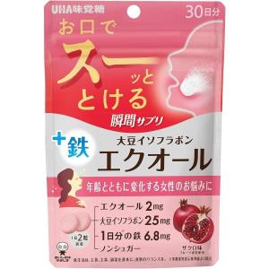 UHA味覚糖  UHA瞬間サプリ エクオール 30日分  ６０粒　　UHA味覚糖