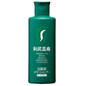 利尻カラーシャンプー 白髪用 ダークブラウン 200ml　納期1週間程度｜drug-pony