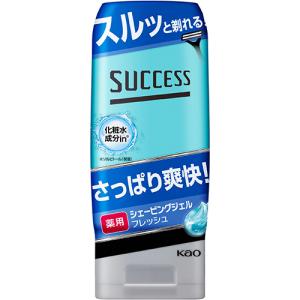 サクセス 薬用シェービングジェル フレッシュタイプ 180g 納期10日程度｜drug-pony