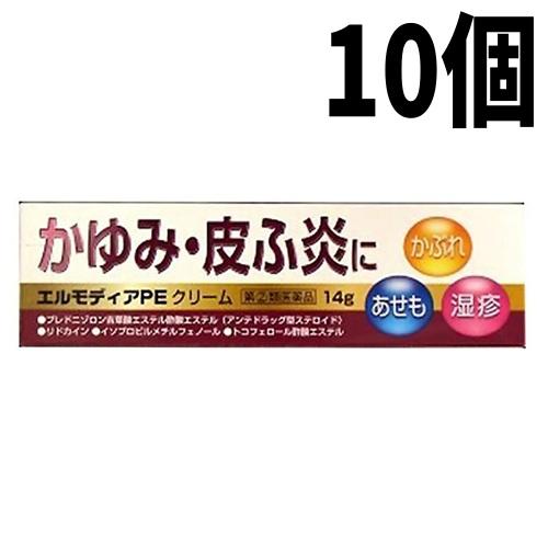 【10個セット】【指定第2類医薬品】エルモディアＰＥクリーム 14g ジャパンメディック メール便送...