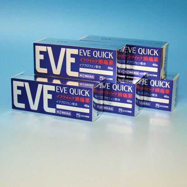 鎮痛剤　イブクイック頭痛薬 　お得　４０錠×5箱セット　エスエス製薬 　イブプロフェン＠メール便発送...