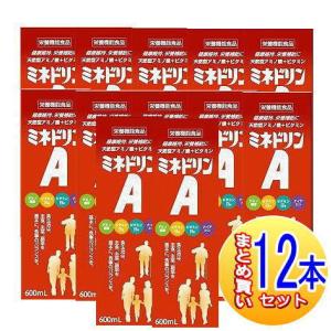 【12本セット】【栄養機能食品】ミネドリンA 600ml アミノ酸飲料【小型宅配便】｜drug