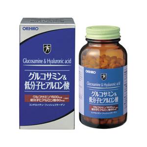 オリヒロ　グルコサミン＆低分子ヒアルロン酸　108g（約432粒）　【アウトレット】｜drugfrontier