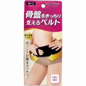 Beauty & Health 骨盤ベルト Pelvis SM スリムウォーク（SLIM WALK） 骨盤をきっちり支えるベルト ブラック