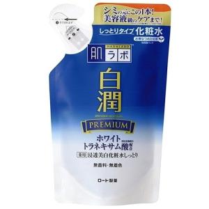 肌ラボ　白潤プレミアム　薬用浸透美白化粧水しっとり　詰替用　170ml　【肌研・ハダラボ】【医薬部外品】｜drugfrontier