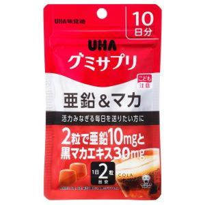 UHA味覚糖 グミサプリ 亜鉛＆マカ 10日分 20粒