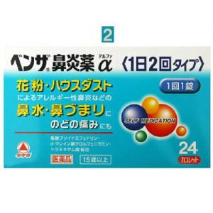 ベンザ鼻炎薬α 24カプレット 指定第2類医薬品｜drughero