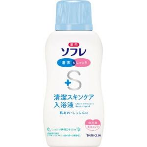 薬用ソフレ 清潔スキンケア入浴液 本体 720ml｜drughero