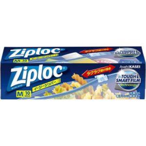 旭化成ホームプロダクツ Ziploc(ジップロック)イージージッパー Mサイズ 10枚入｜drughero