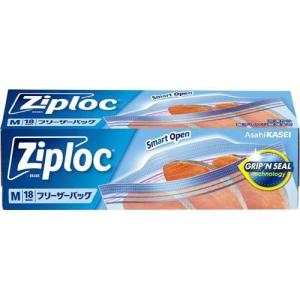Ziploc ジップロック フリーザーバッグ M 通常品 18枚入 旭化成ホームプロダクツ｜drughero