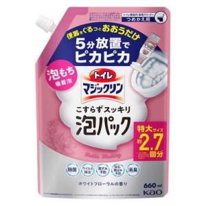 花王 トイレマジックリン こすらずスッキリ泡パック ホワイトフローラルの香り 詰め替え 660ml