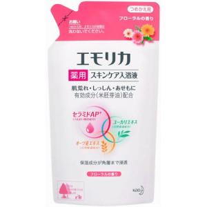 エモリカ 薬用スキンケア入浴液 フローラルの香り 本体 450ml 液体