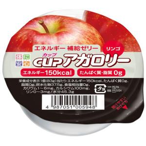 【Ｉ】キッセイ薬品工業株式会社 カップアガロリー りんご 83g×48【△】
