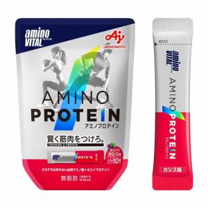 【送料無料】味の素株式会社 アミノバイタル アミノプロテイン カシス味 10本入 【△】｜drugpure