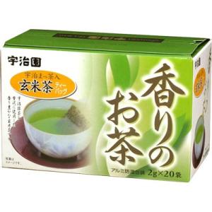 宇治園 宇治園 香りの抹茶入玄米茶ティーバック 20パック×20セット