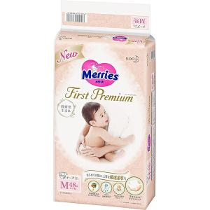【送料無料】花王株式会社 メリーズ おむつ テープ ファーストプレミアム Mサイズ［6kg〜11kg］48枚入(キャンセル不可)【△】