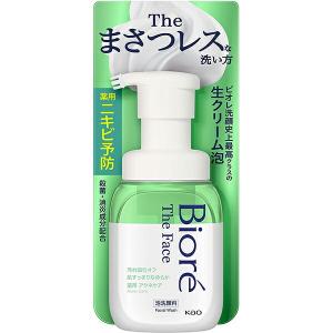 花王 ビオレ ザフェイス 泡洗顔料 薬用アクネケア ［本体］200ml【医薬部外品】 ＜摩擦レス・生クリーム泡＞ 【北海道・沖縄は別途送料必要】｜drugpure