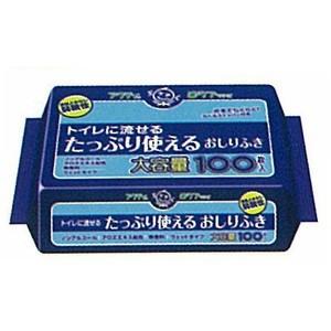 日本製紙クレシア株式会社 『アクティたっぷり使えるおしりふき１００枚』 【北海道・沖縄は別途送料必要】【CPT】｜drugpure