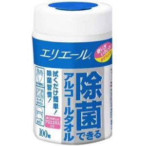 株式会社大王製紙 エリエール 除菌できるアルコールタオル 本体 100枚入 【この商品は注文後のキャ...