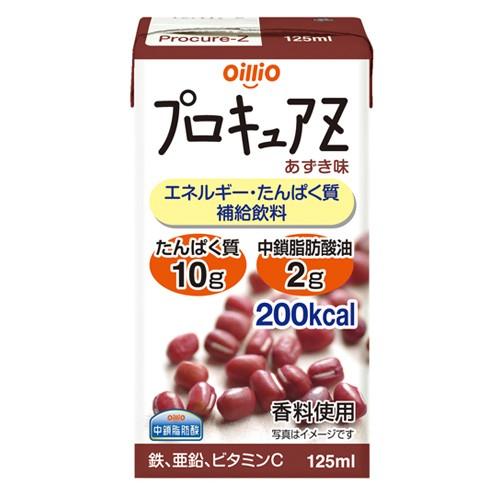 日清オイリオ プロキュアZ あずき味 125ml×24本セット ＜エネルギー・たんぱく質補給飲料＞ ...