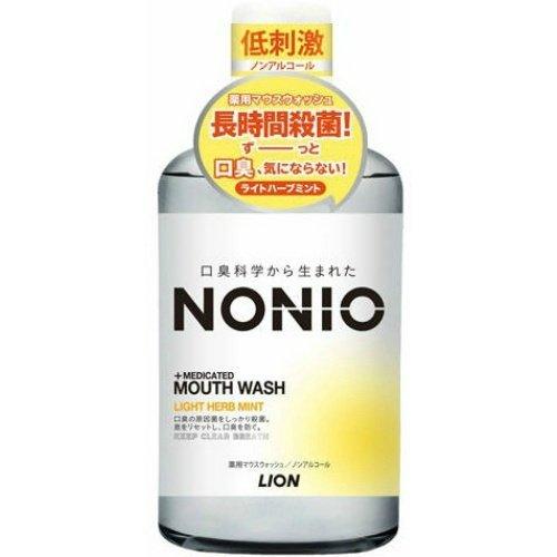 ライオン株式会社 ノニオ(NONIO)　マウスウォッシュ　ノンアルコールライトハーブミント　６００ｍ...