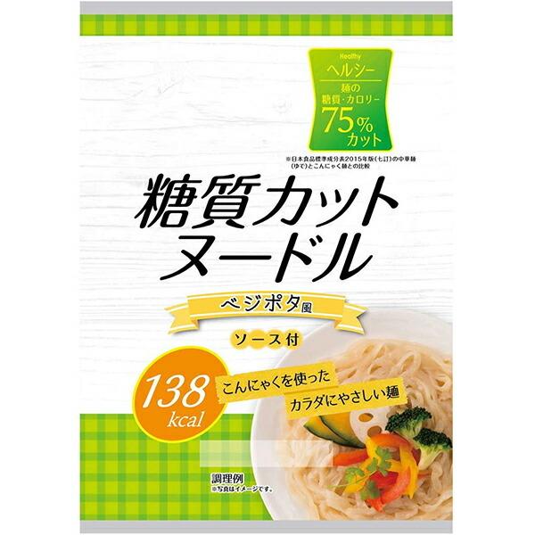 ナカキ食品株式会社 　糖質カットヌードル ベジポタ風 170g入×24個セット ＜こんにゃくを使った...