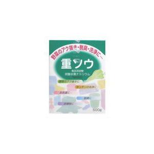 ポイント8倍相当 健栄製薬 野菜のアク抜き・脱臭・洗浄に・・ 重ソウ（炭酸水素ナトリウム） 500g 【北海道・沖縄は別途送料必要】｜drugpure