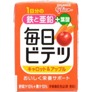 アイクレオ株式会社 グリコ 毎日ビテツ(美鉄) フルーツミックス 100ml
