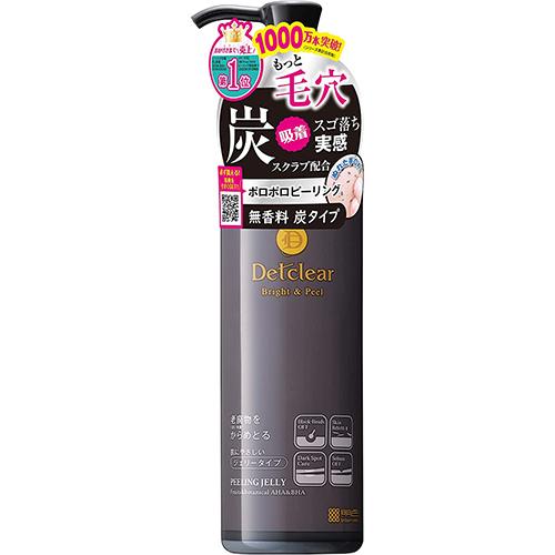 DETクリア ブライト＆ピール ピーリングジェリー 炭タイプ 180mL 納期1週間程度