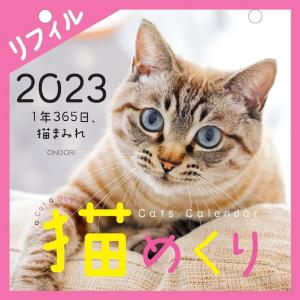 猫めくり 2023年 リフィル メール便送料無料 カレンダー レフィル