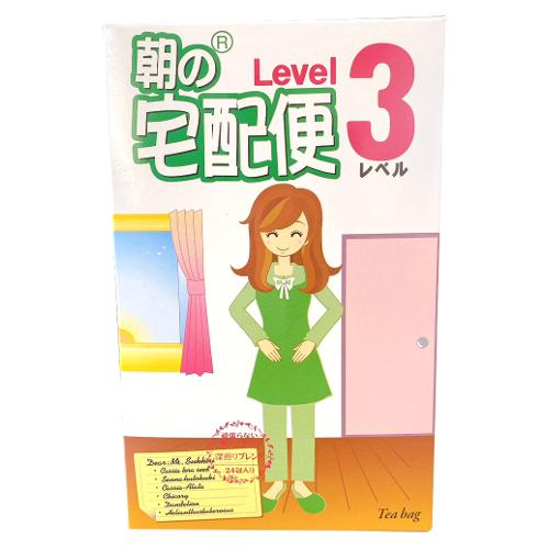 昭和製薬　朝の宅配便　Level3　6g×24包　ダイエット　ダイエットティー　デトックス
