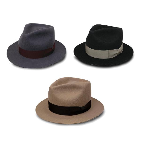 ドライボーンズ DCH-453 Wool Fedora Hat