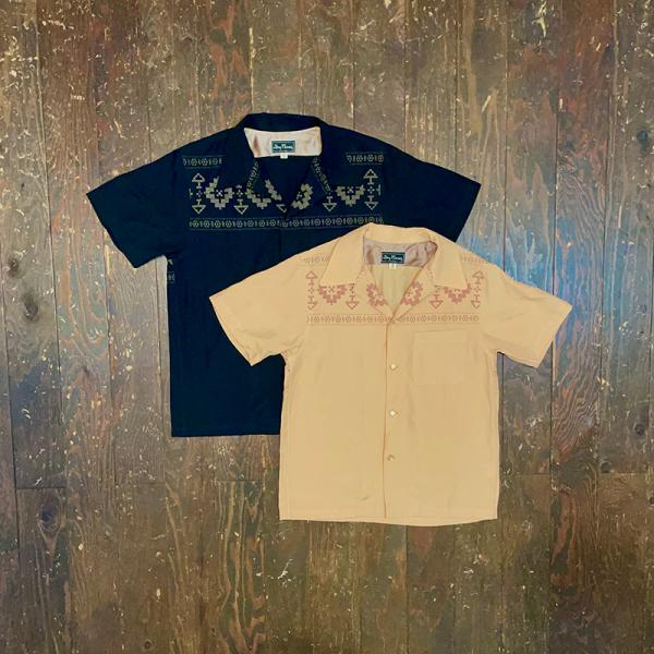 ドライボーンズ DS-2722 S/S Print Open Shirt “NATIVE PATTE...