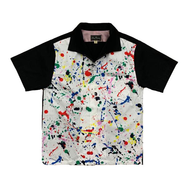 ドライボーンズ DS-2770  Print 2tone  Italian Collar Shirt...