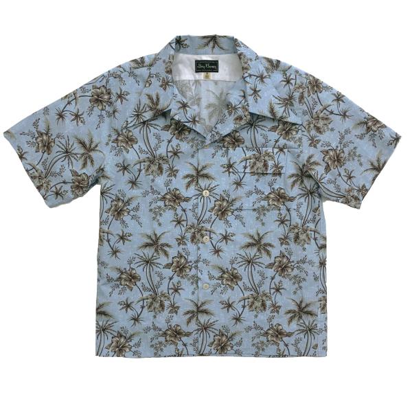 ドライボーンズ DS-2771   S/S Print 1 Flap Open Shirt