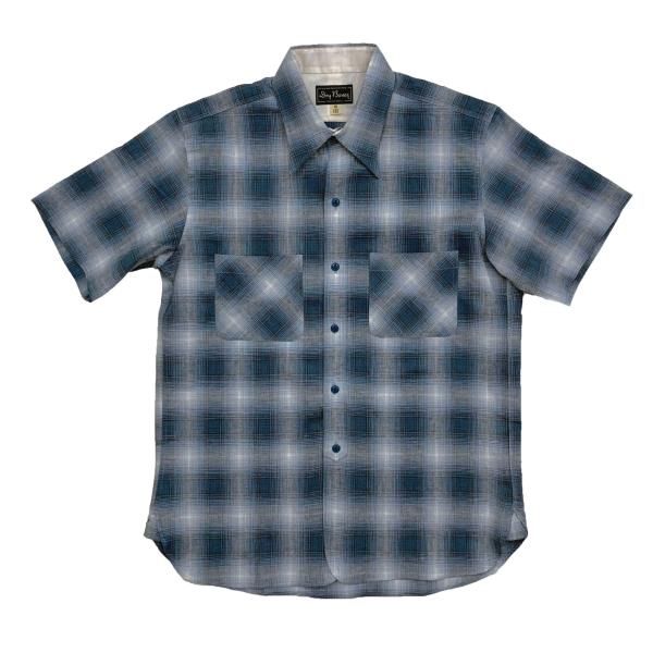 ドライボーンズ DS-2777   S/S Ombre Check Work Shirt