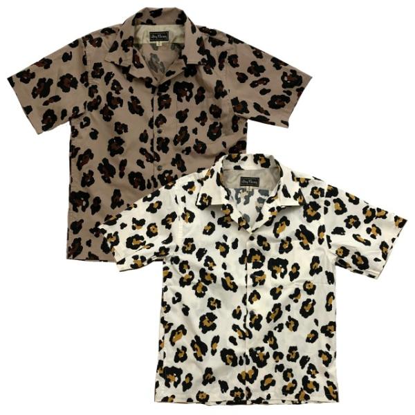 ドライボーンズ DS-2780 S/S Print Open Shirt“LEOPARD”