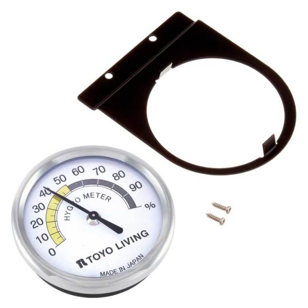 東洋リビング アナログ湿度計 金具・黒 OP-AD-HA(WB)