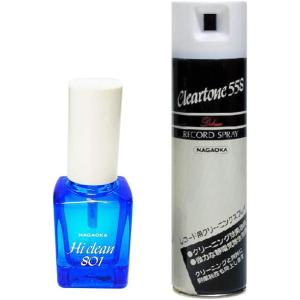 NAGAOKA / レコードクリーニングセット 針クリーナー レコード盤クリーニングスプレー SP5...