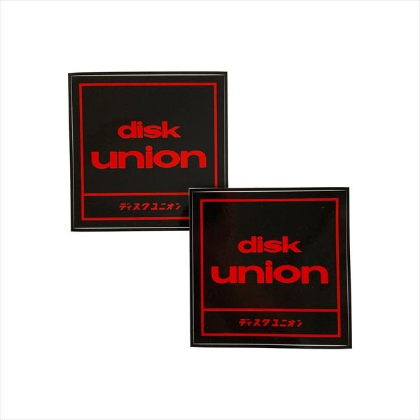 ディスクユニオン 四角ロゴ 95mmサイズステッカー(2枚入)/ diskunion / ディスクユ...