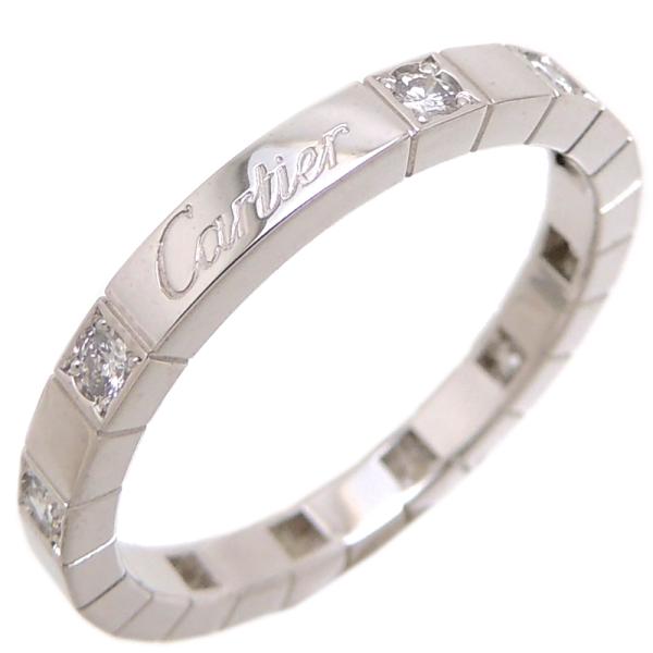 ［銀座店］CARTIER カルティエ #66 ラニエール ハーフ ダイヤモンド リング・指輪 750...