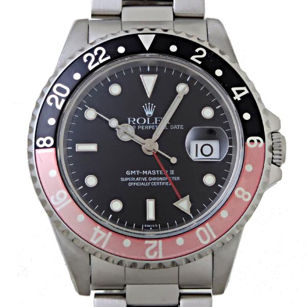 ［銀座店］ROLEX ロレックス GMTマスターII U番 1997年製 16710 腕時計 メンズ...