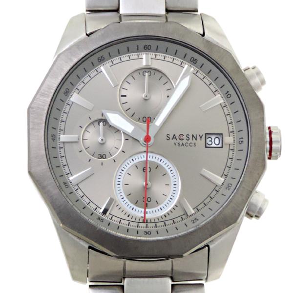 ［飯能本店］SACSNY YSACCS サクスニーイザック クロノグラフ SY-15103 腕時計 ...