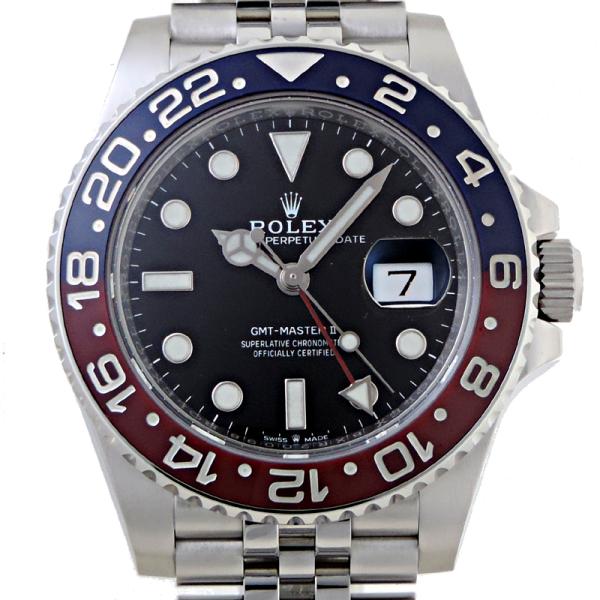 ［銀座店］ROLEX ロレックス GMTマスターII ランダム番  126710BLRO 腕時計 メ...