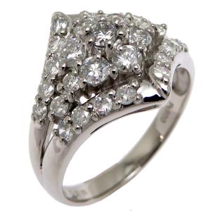 リング 9号 ダイヤ 0.20ct Pt プラチナ 指輪 Diamond Ring 90273787  