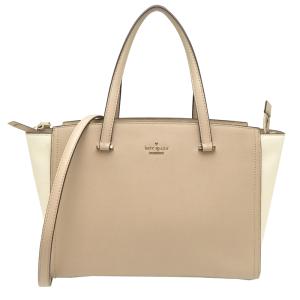 ［飯能本店］Kate Spade ケイトスペード 2wayバッグ トートバッグ レザー ベージュ系 レディース DH87599