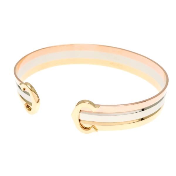 ［銀座店］CARTIER カルティエ 2C ブレスレット 750イエローゴールド レディース DH8...